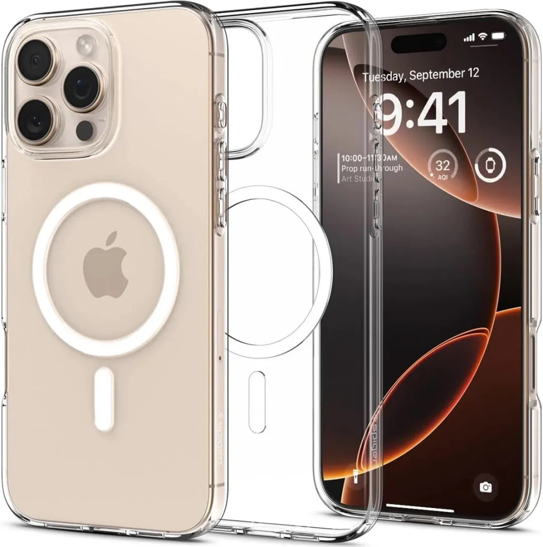 Spigen Liquid Crystal MagFit ACS08387 Hoesje - iPhone 16 Pro Max - Transparant