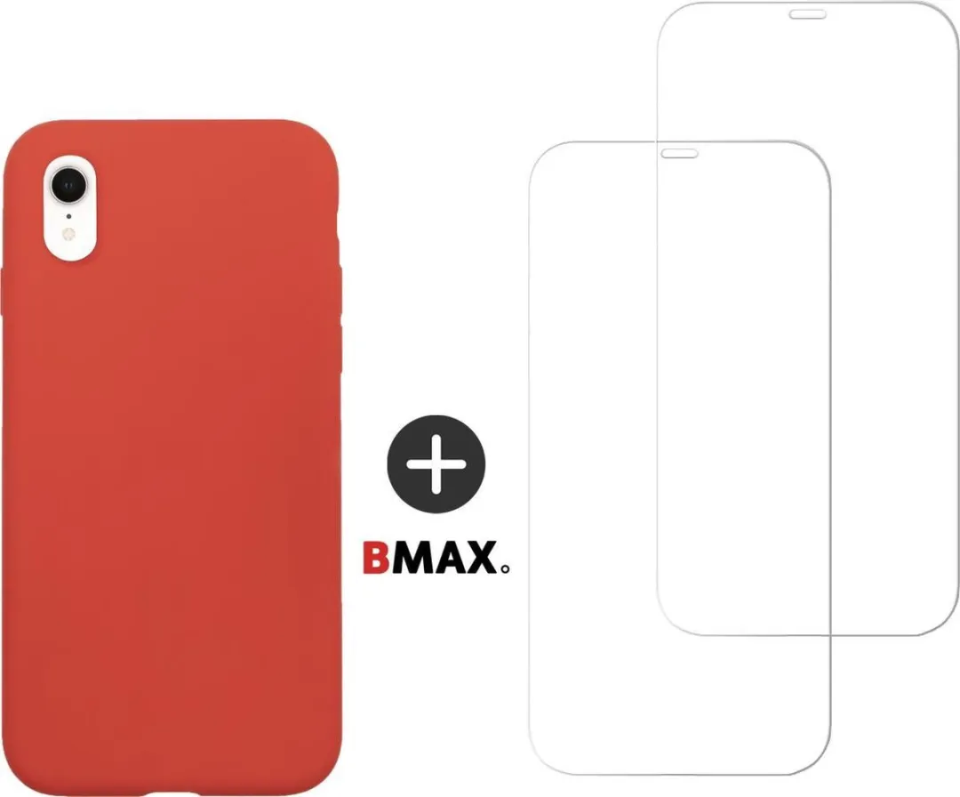 BMAX iPhone XR Siliconen Hoesje Rood