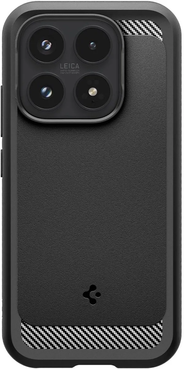Spigen Rugged Armor Backcover Xiaomi 17 - Zwart