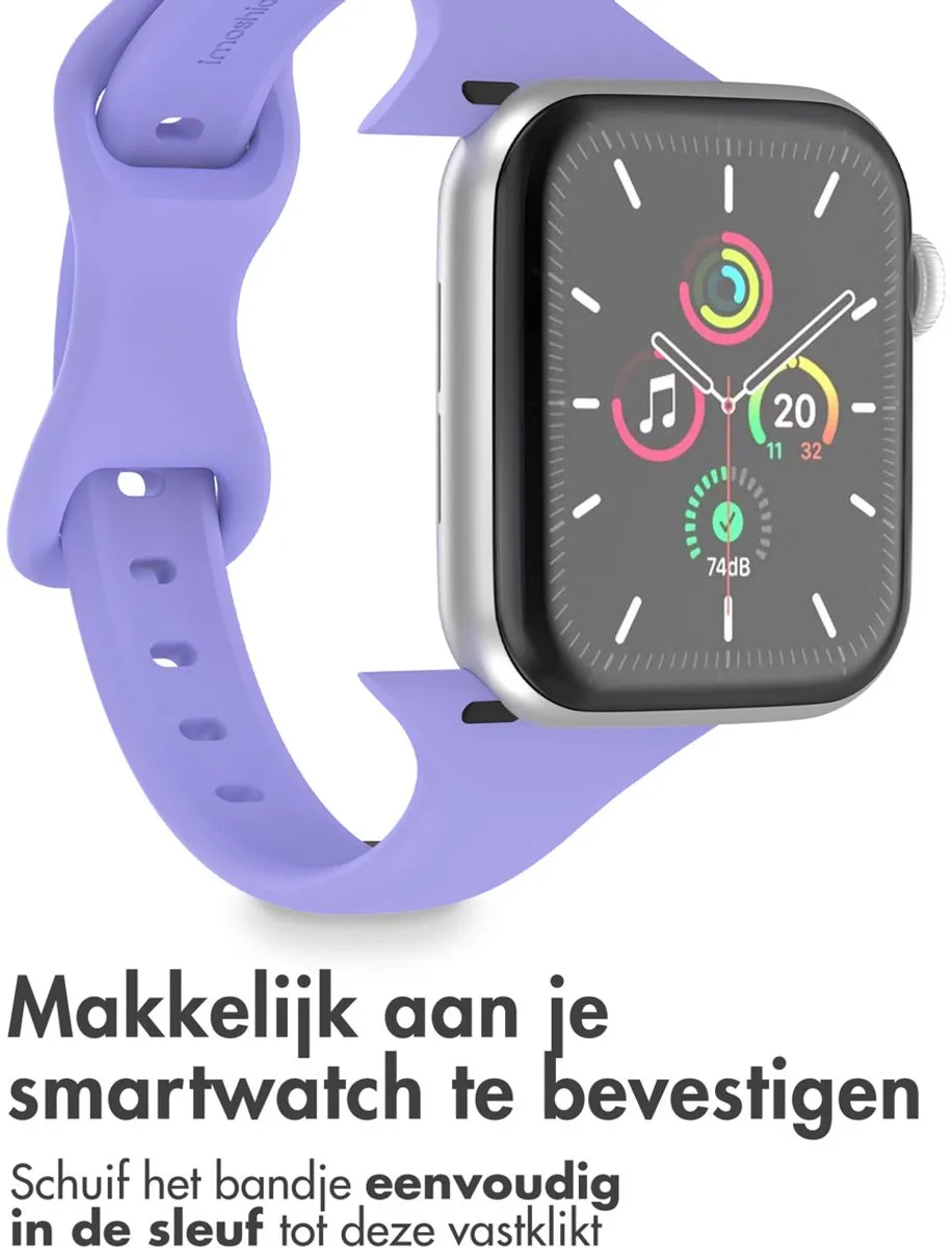 Imoshion Siliconen Bandje Apple Watch 42mm - Lila