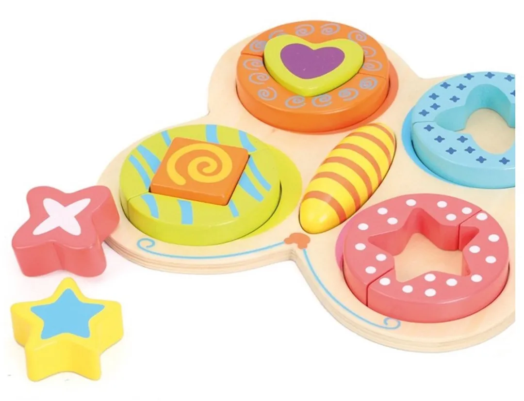 Andreu Toys Vlinder Puzzel 1000 Stuks - Multicolor