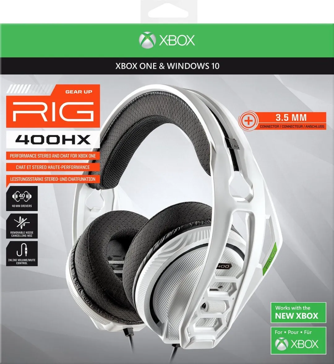 Nacon RIG 400HXW Gaming Headset - Xbox Series X|S & Xbox One - Wit