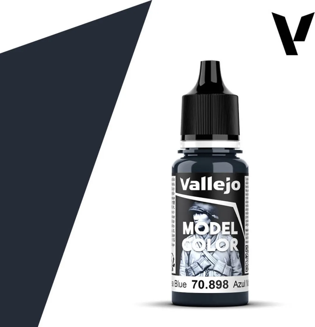 Vallejo Model Color Dark Sea Blue Acrylverf 17ml