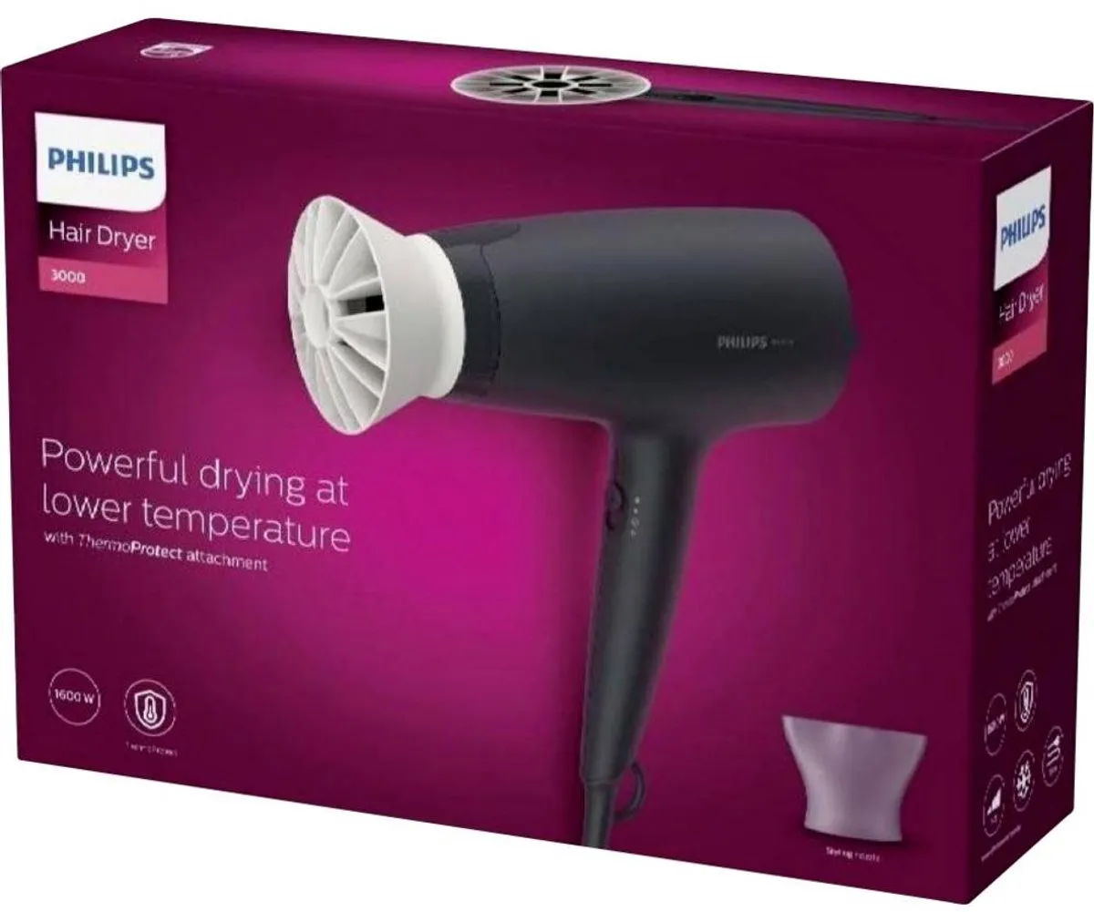 Philips BHD302/00 Haardroger 1600W - Zwart
