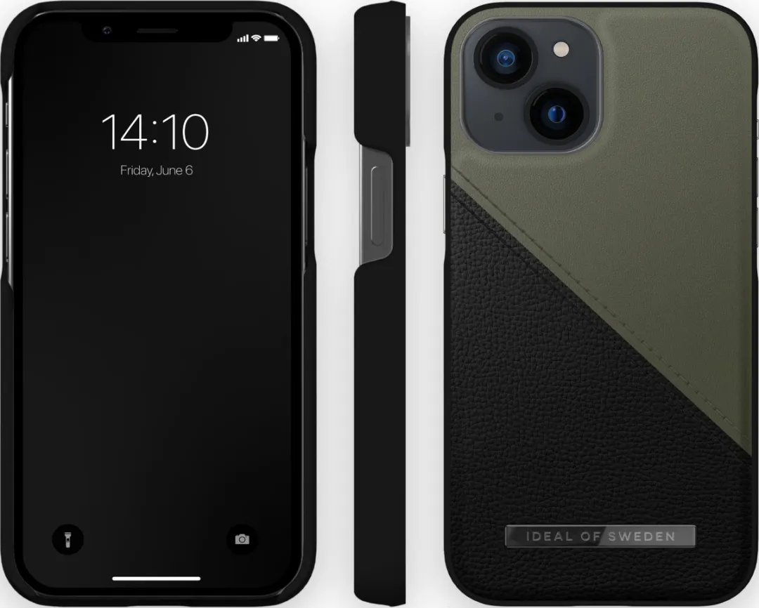 iDeal of Sweden iPhone 13 Pro Max Fashion Case - Onyx Black Khaki - afbeelding 2 van 2