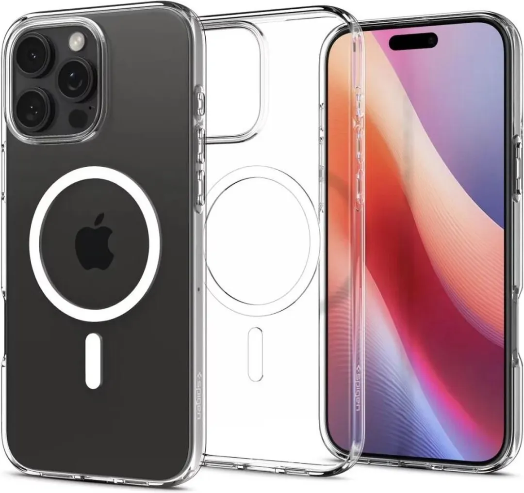Spigen Liquid Crystal MagFit ACS08389 Hoesje - iPhone 16 Pro - Transparant