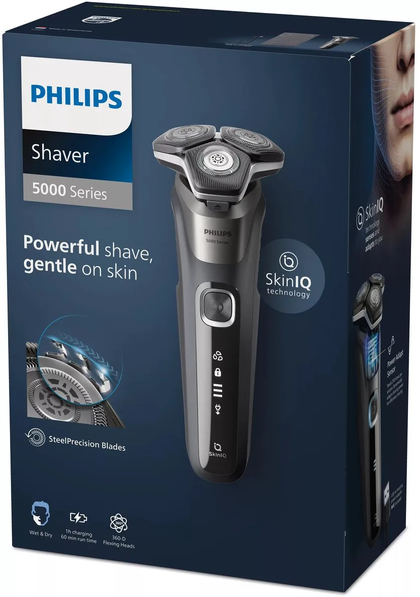 Philips Series 5000 S5887/10 Scheerapparaat - Waterdicht - Grijs