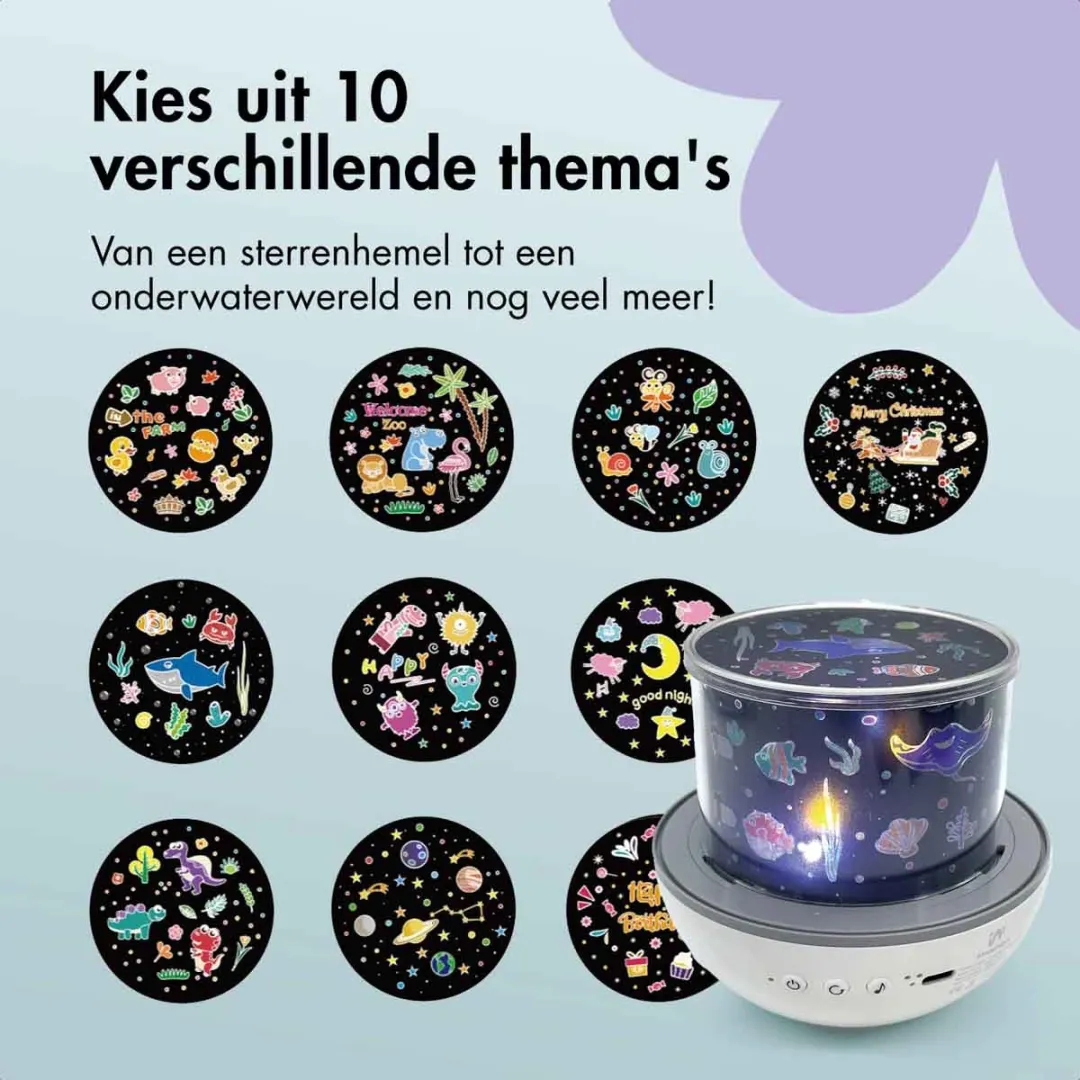 Imoshion Sterren Projector - Bluetooth Speaker - 10 Rolletjes