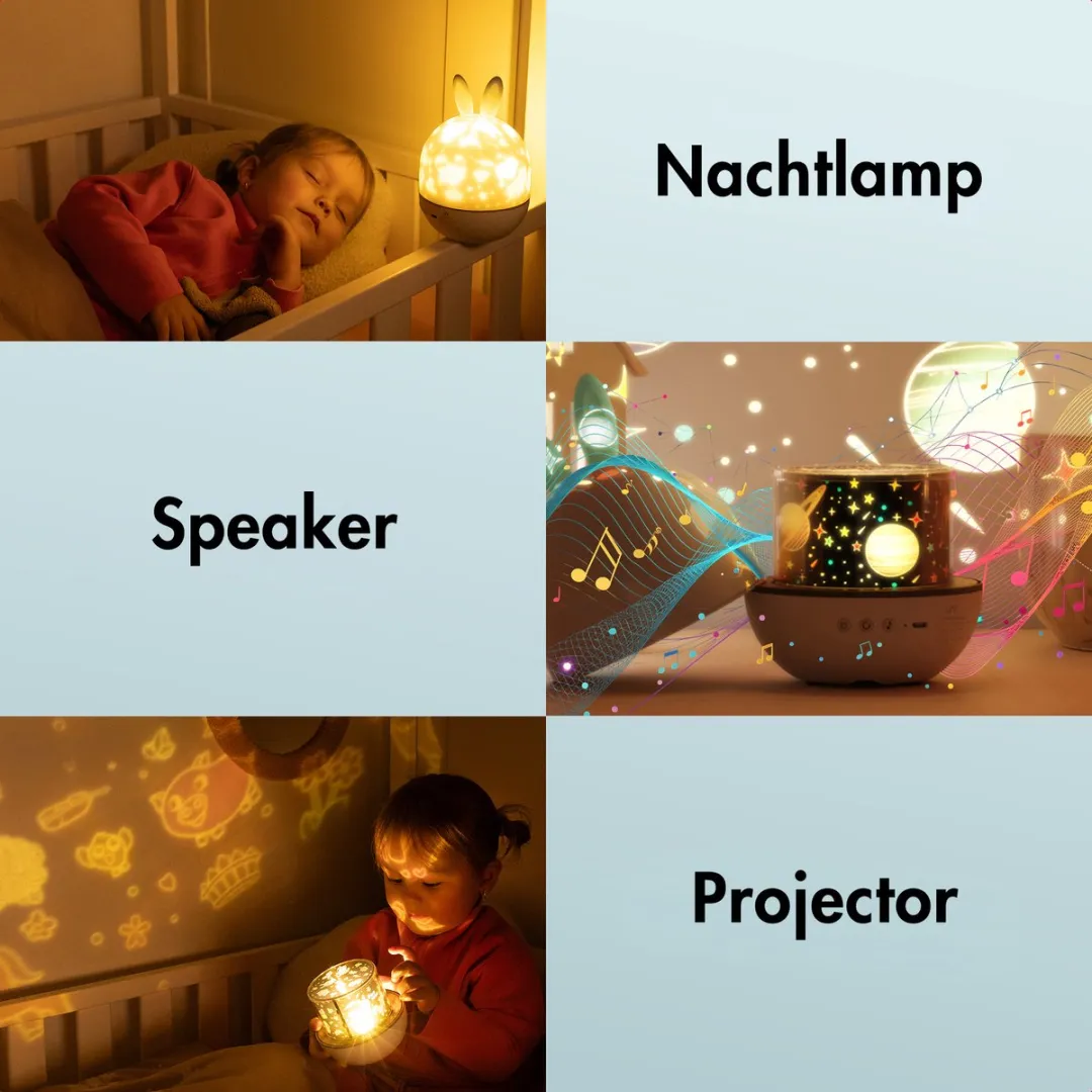 Imoshion Sterren Projector - Bluetooth Speaker - 10 Rolletjes