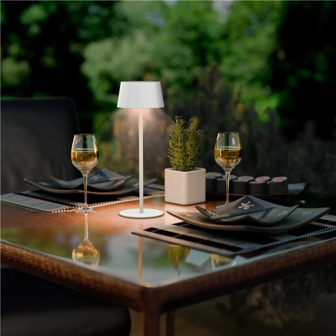 Goobay LED Tafellamp Warm Wit Oplaadbaar IP44
