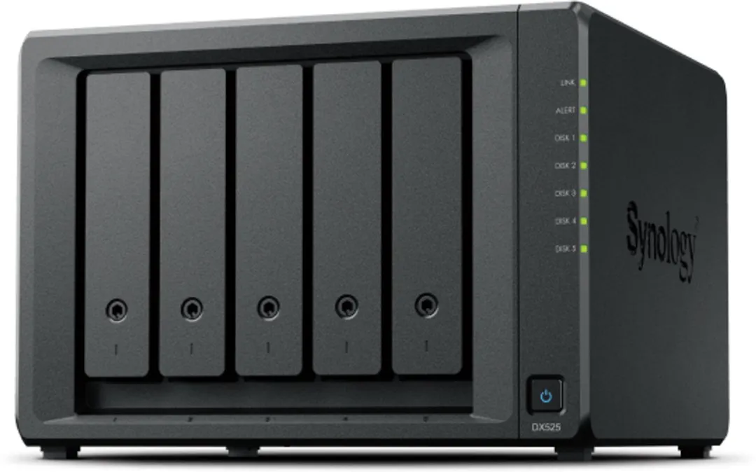 Synology DX525 Disk Array - 5 Sloten - Zwart