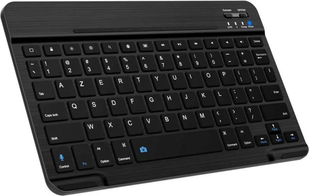 Just in Case Cazy Tablethoes met AZERTY Toetsenbord - iPad Pro 12.9 2020 - Zwart