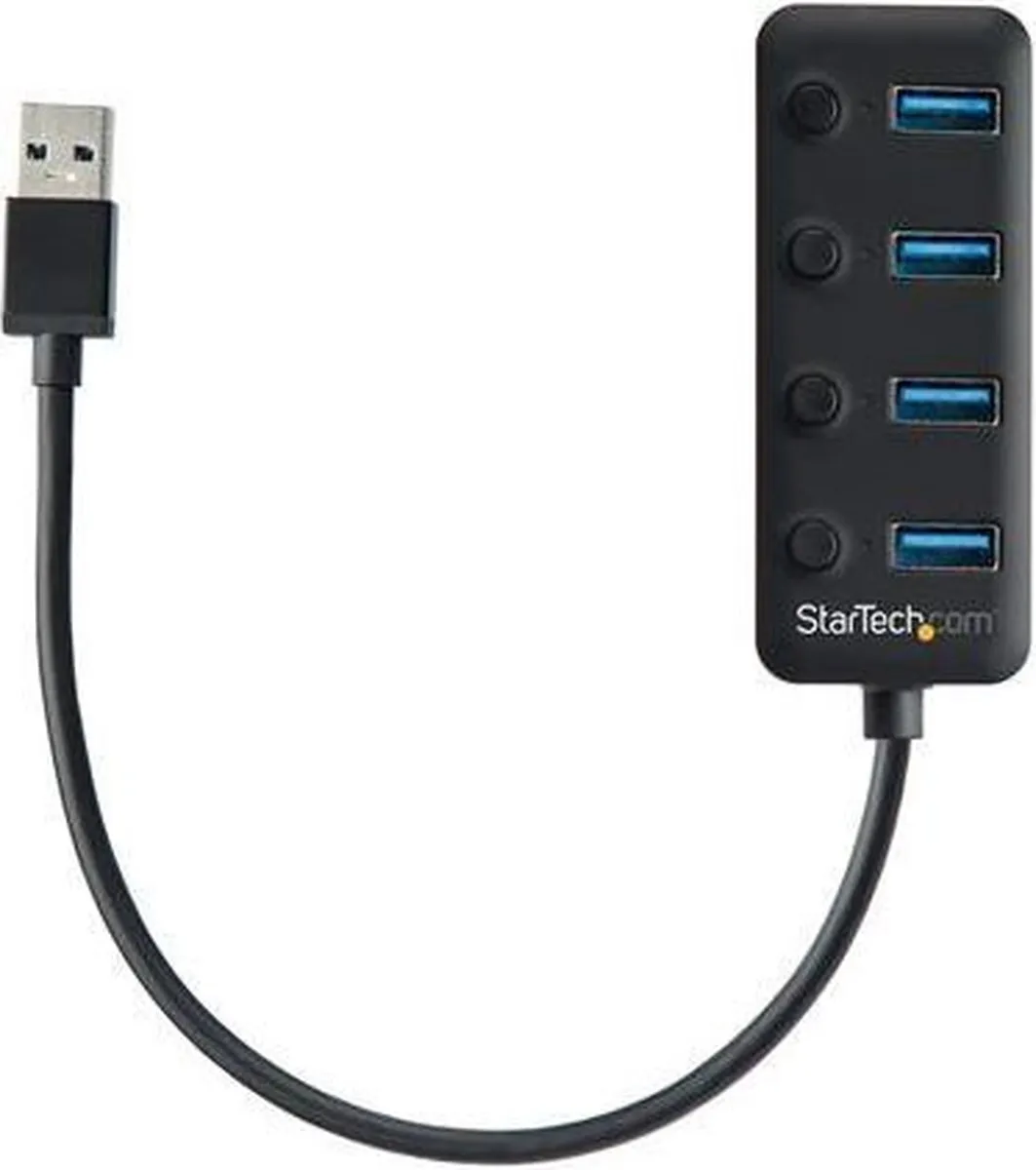 Startech HB30A4AIB USB-Hub - Zwart - afbeelding 6 van 6