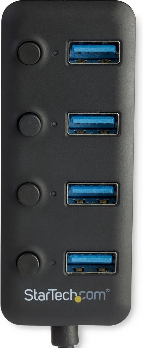 Startech HB30A4AIB USB-Hub - Zwart
