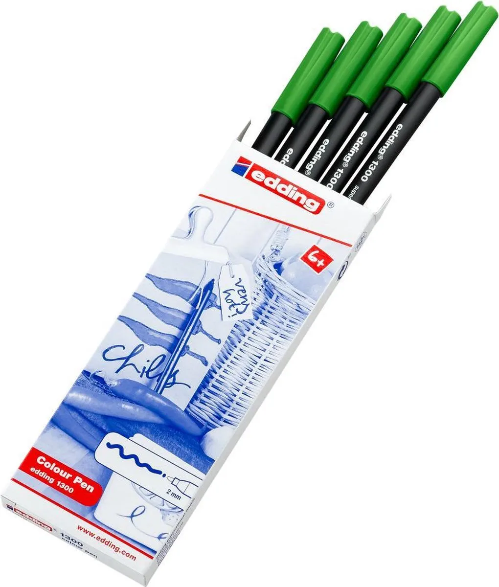 edding 1300-48 Color Pen - Groen-blad - Grijs