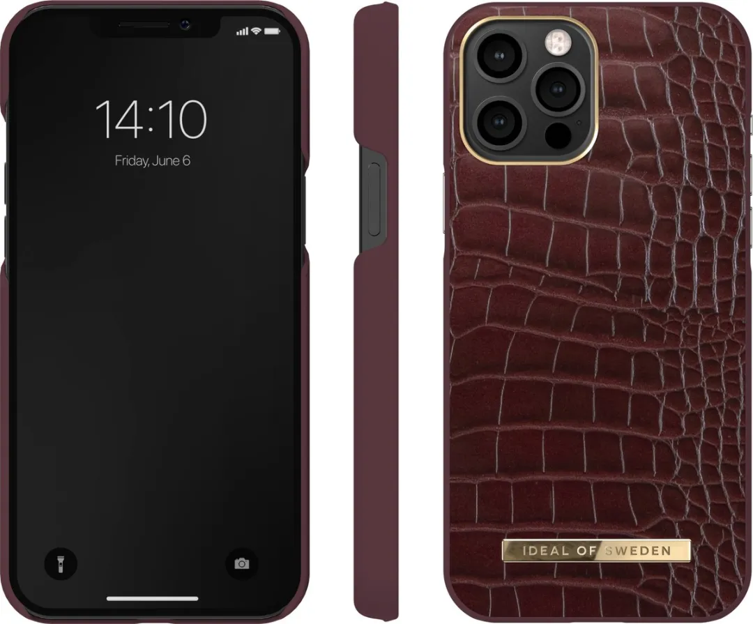 iDeal of Sweden Atelier Case iPhone 12 Pro Max Scarlet Croco - IDACAW21-I2067-326