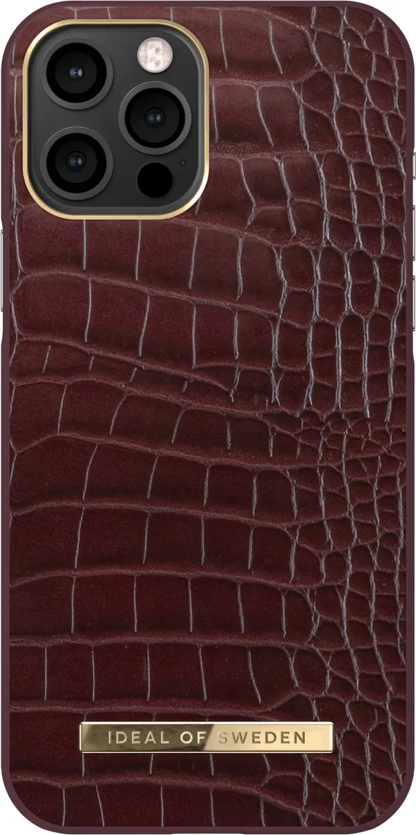 iDeal of Sweden Atelier Case iPhone 12 Pro Max Scarlet Croco - IDACAW21-I2067-326 - afbeelding 6 van 6