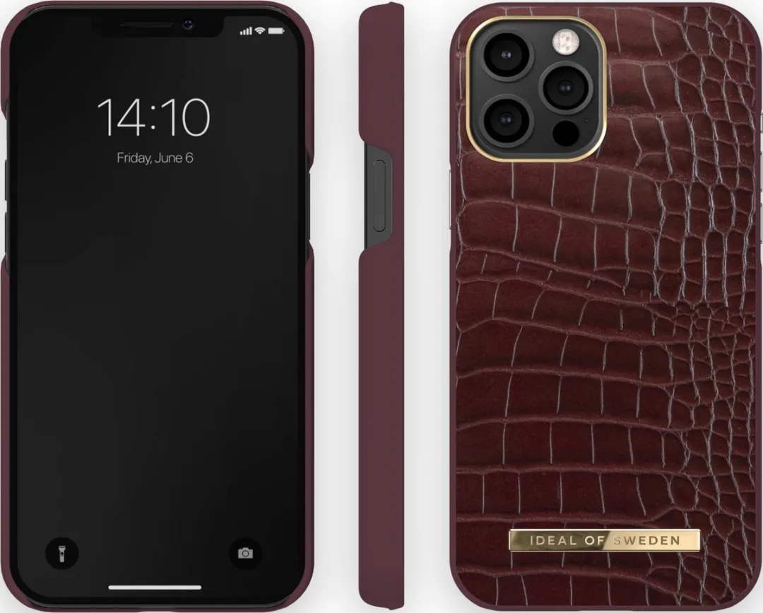 iDeal of Sweden Atelier Case iPhone 12 Pro Max Scarlet Croco - IDACAW21-I2067-326