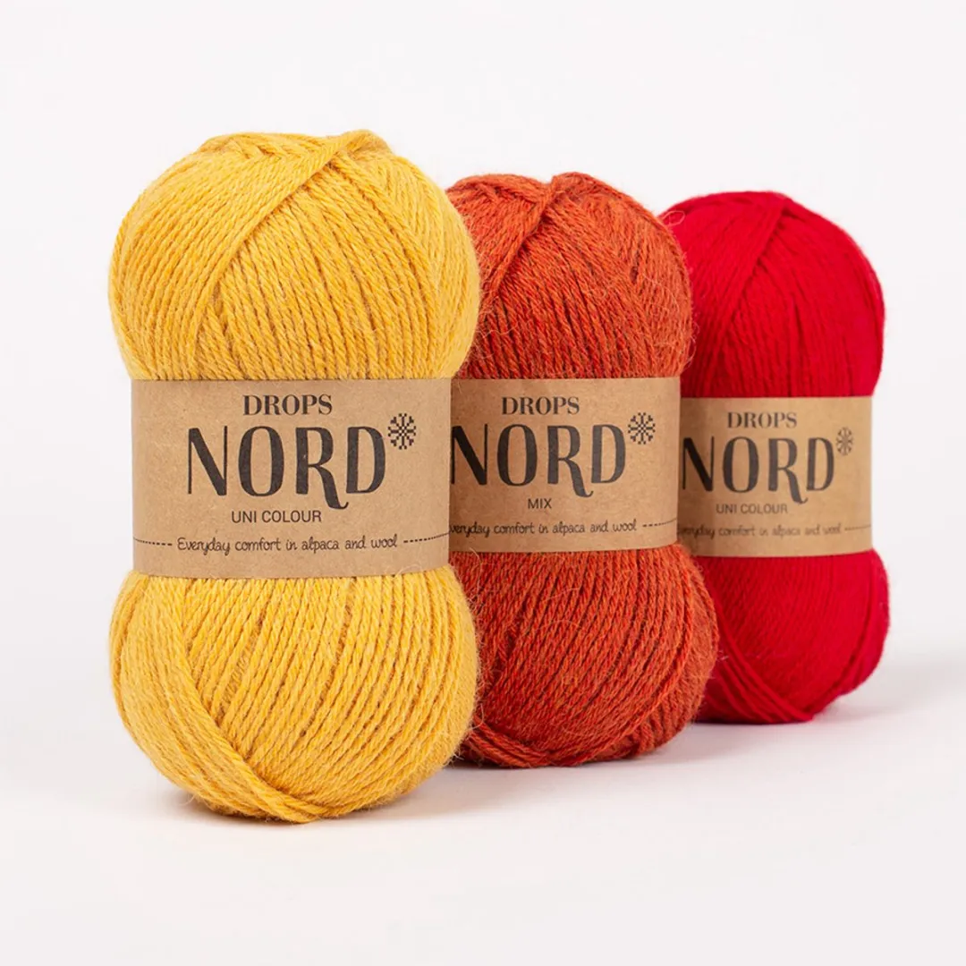Drops Nord Uni Colour Wol Garen - Marsepein