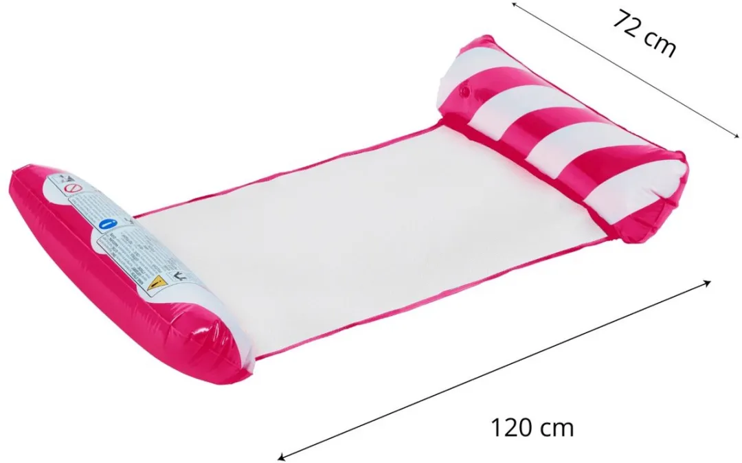 Eddy Toys Luchtbed Zwembad Roze - 80 kg