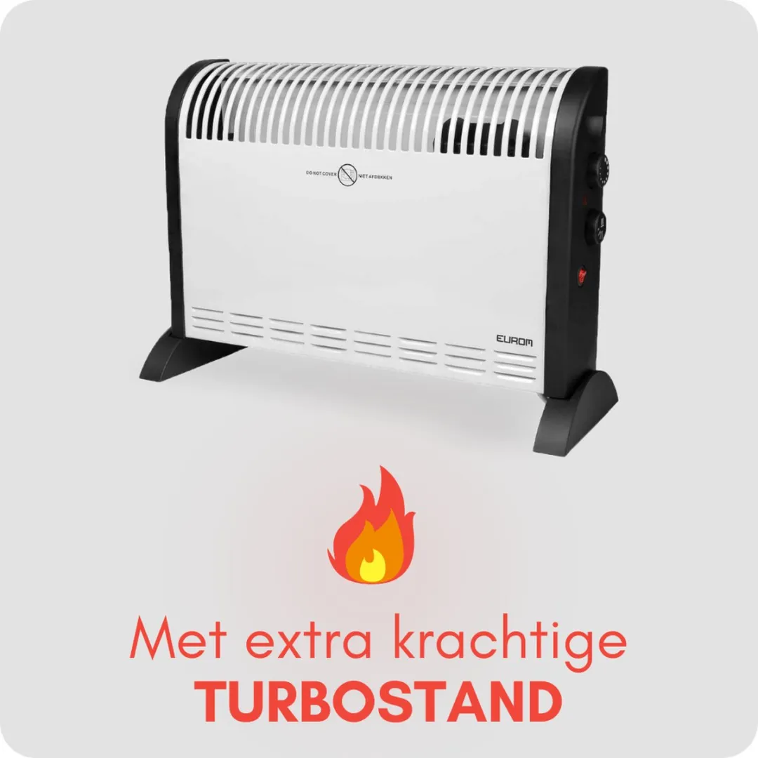 Euromac CK2003T Convectorkachel 2000W - Groen