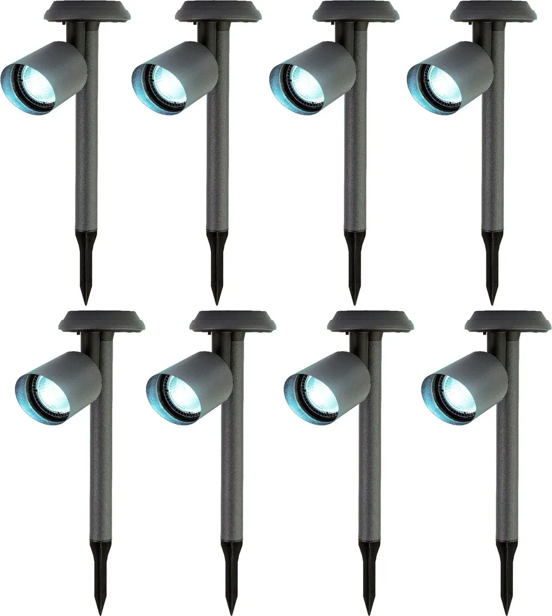 Lumineo Solar Prikspot/Tuinspot 8x