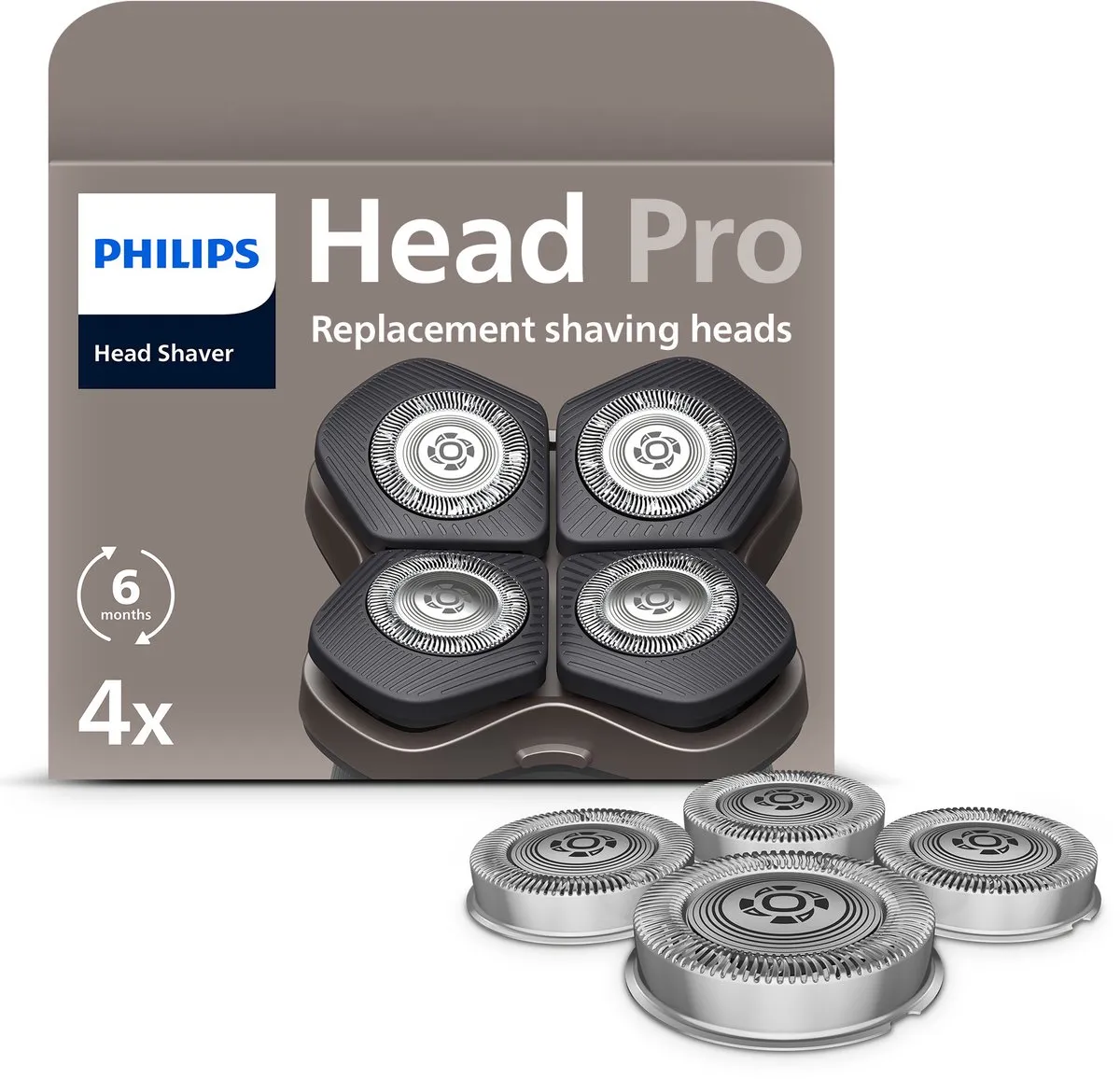 Philips Series 5000/7000/9000 HS740/15 Vervangende Scheerkoppen - 4 Stuks