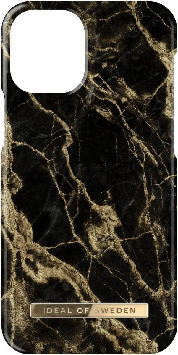 iDeal of Sweden iPhone 12 Mini Hoesje - Golden Smoke Marble - afbeelding 6 van 6