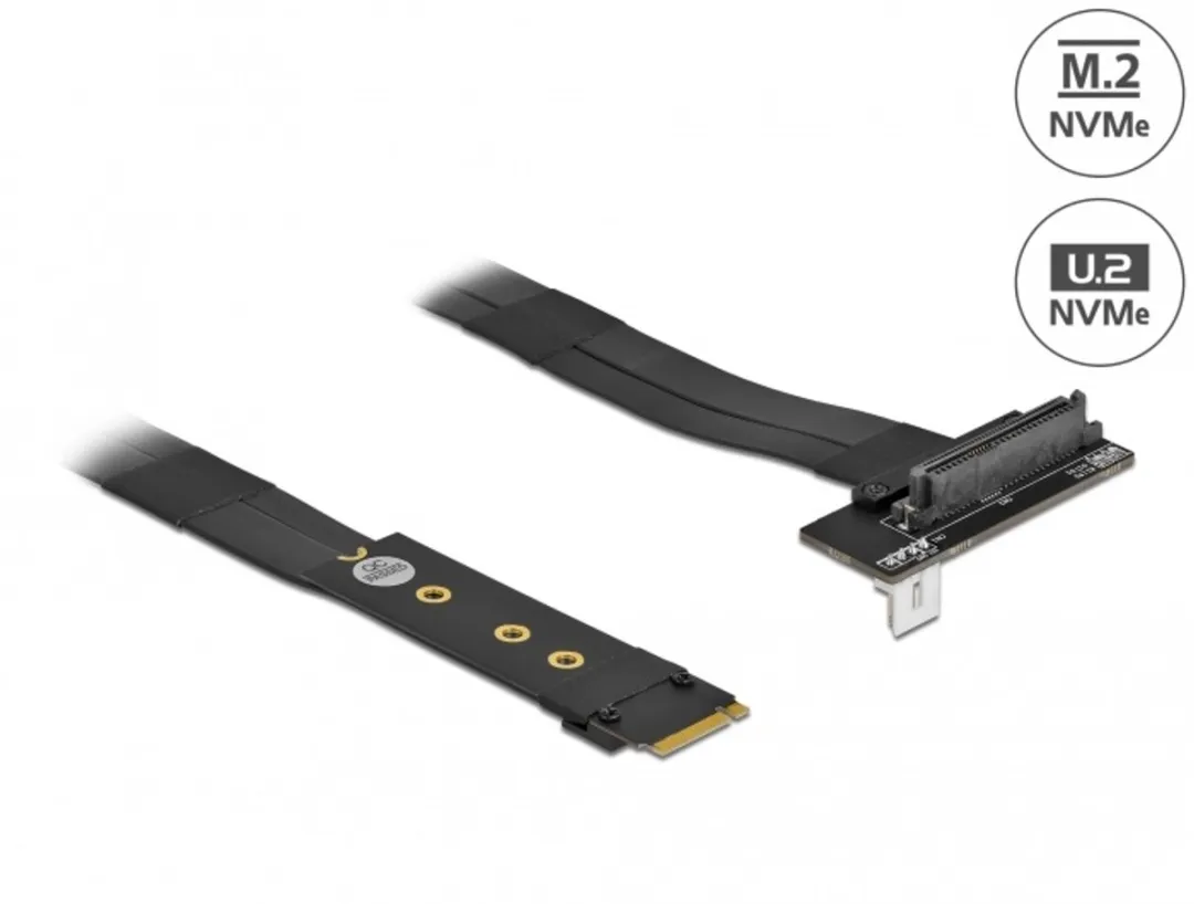Delock M.2 Key M naar U.2 NVMe Adapter