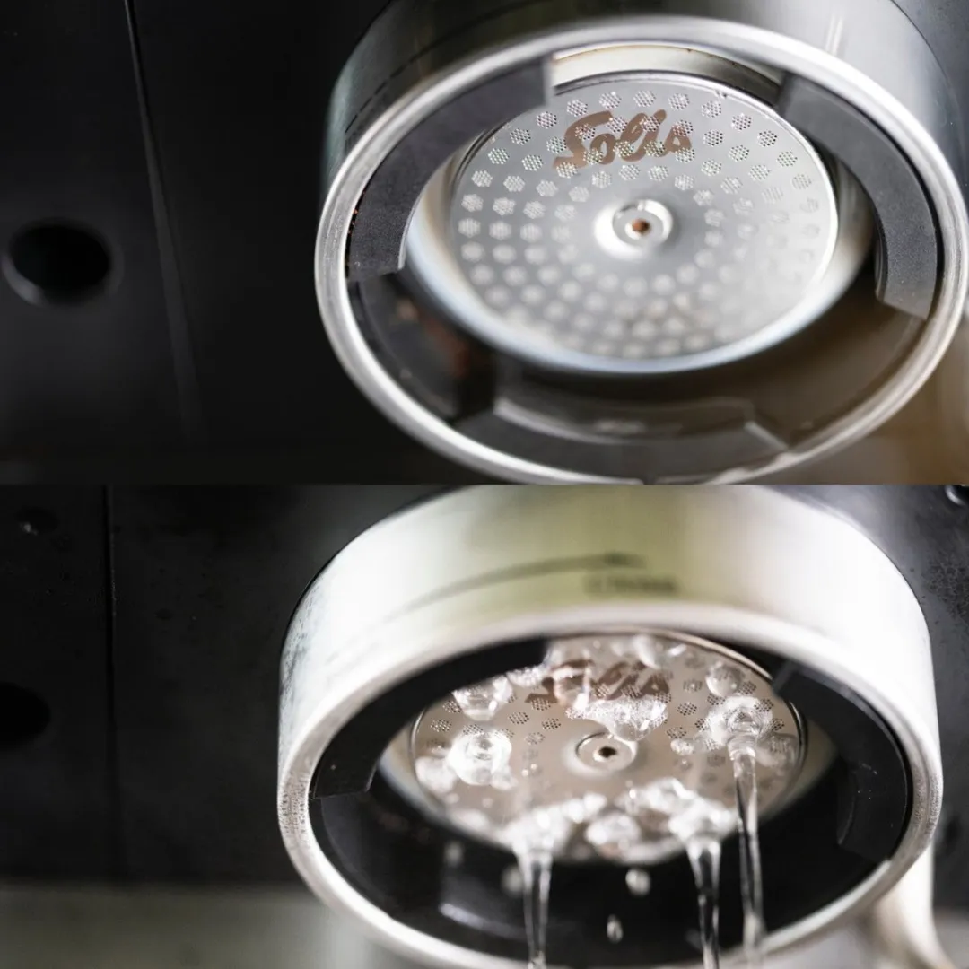 Solis IMS Perfetta Shower Screen & Filterbakje - 2 Stuks - Zilver