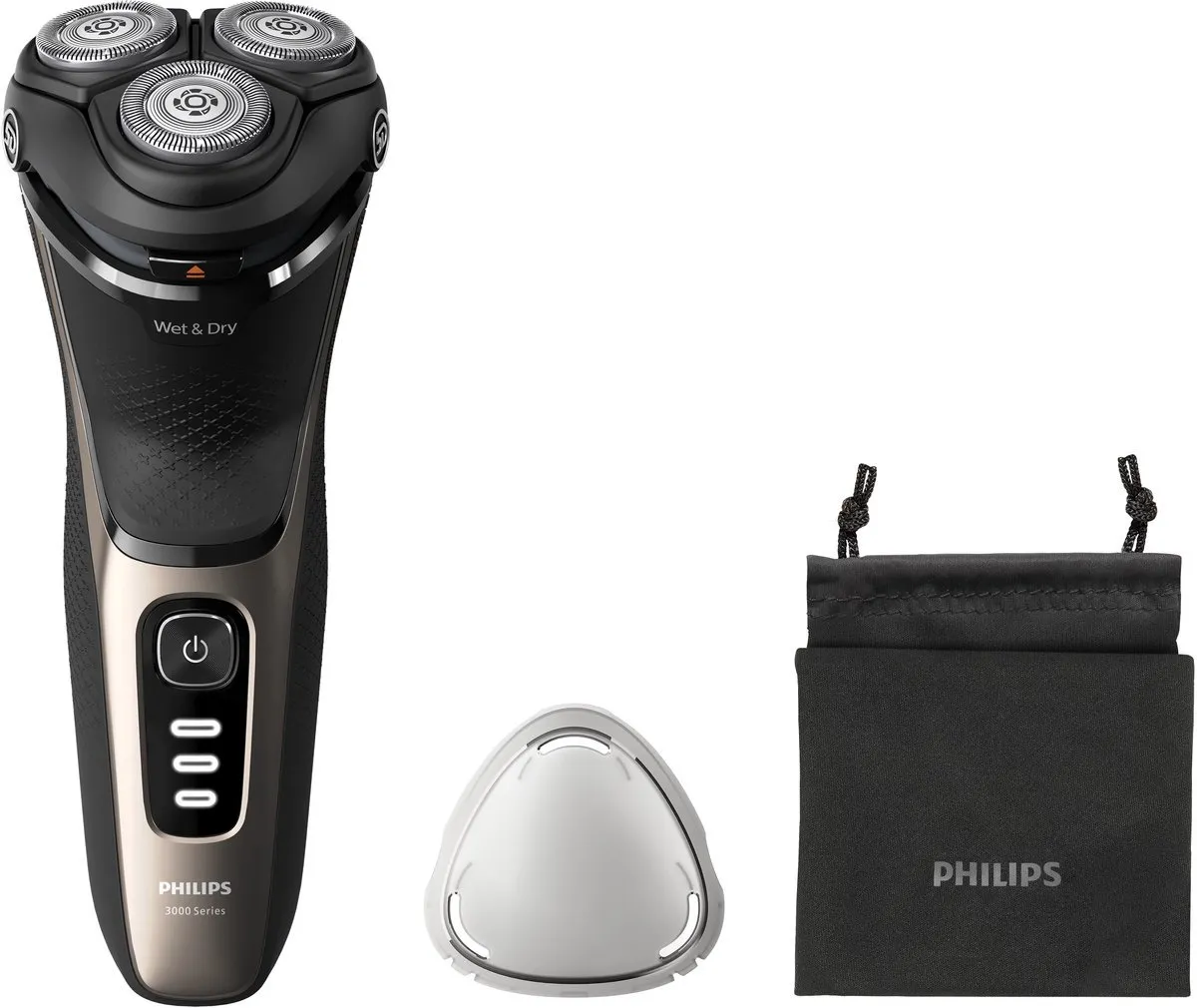 Philips Shaver 3000 Series S3233/52 Scheerapparaat - 3 Mesjes - Zwart