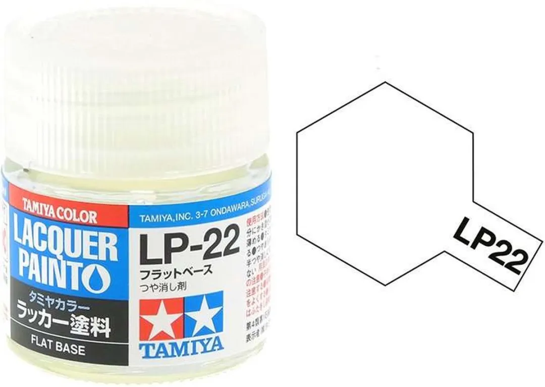 Tamiya Hobbyverf Olieverf LP-22 Flat White Base Primer 10ml