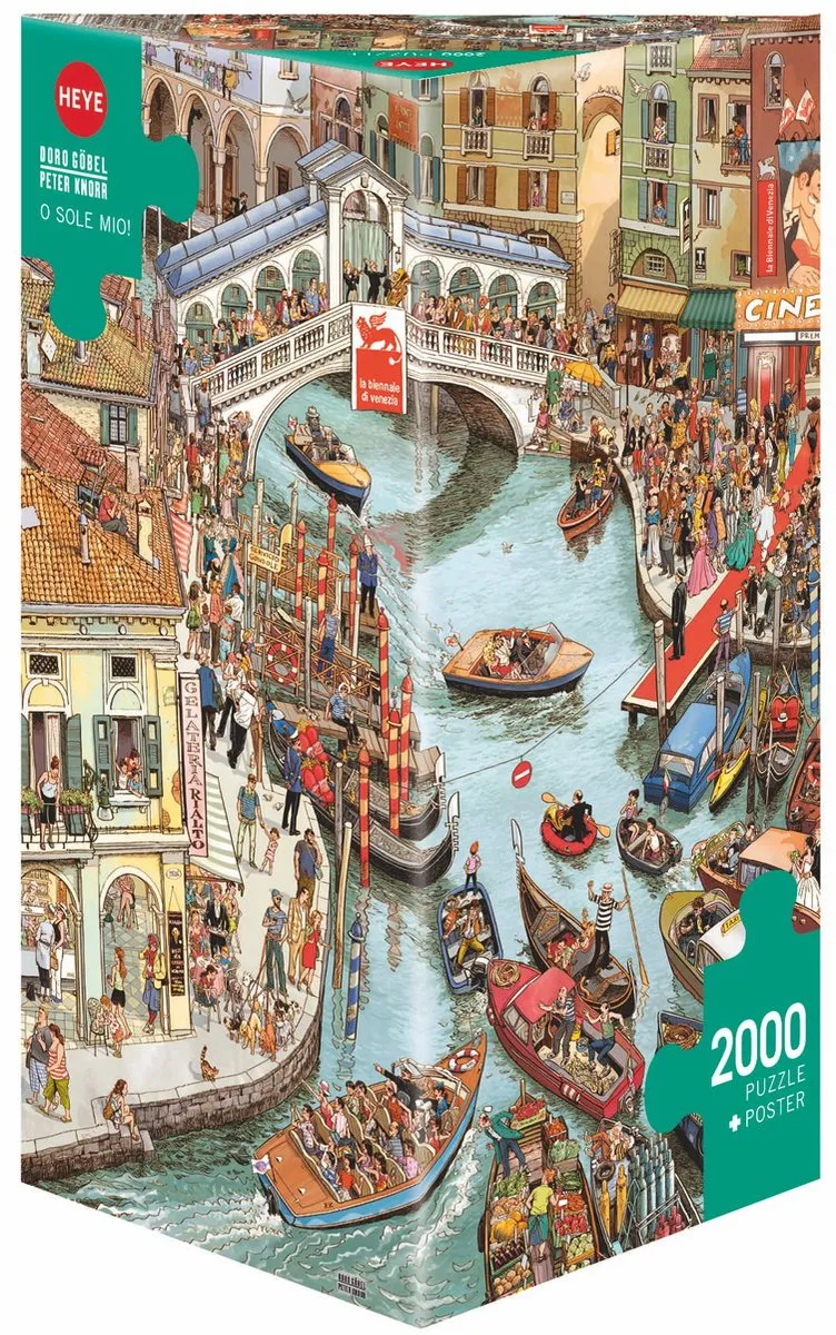 Heye O Sole Mio Legpuzzel 2000 Stuks - Multicolor