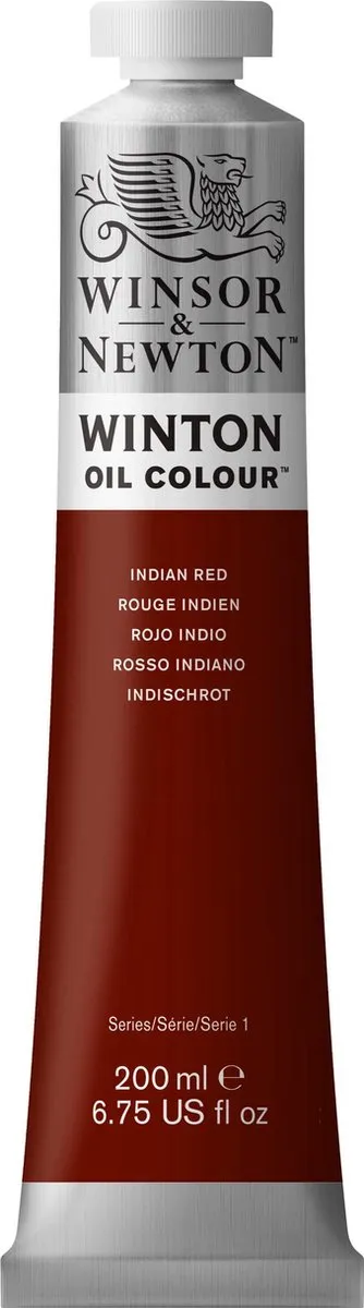 Winsor & Newton Winton Olieverf Indian Red 200ml