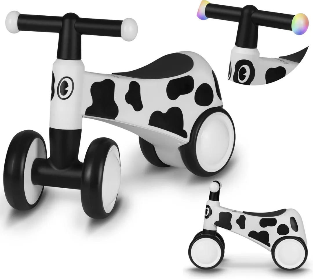 Lionelo Sammy Loopfiets 4 Wielen 15cm - Geel