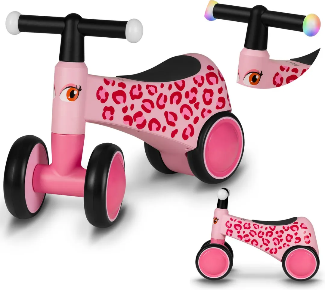 Lionelo Sammy Loopfiets 4 Wielen 15cm - Geel