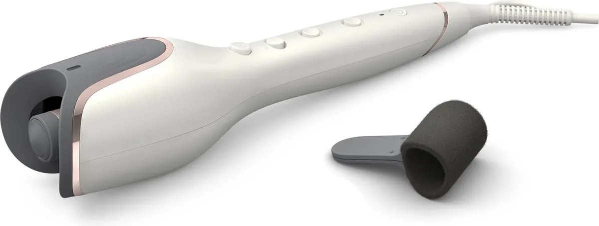 Philips Series 8000 StyleCare Prestige BHB878/00 Krultang - Automatisch - Wit