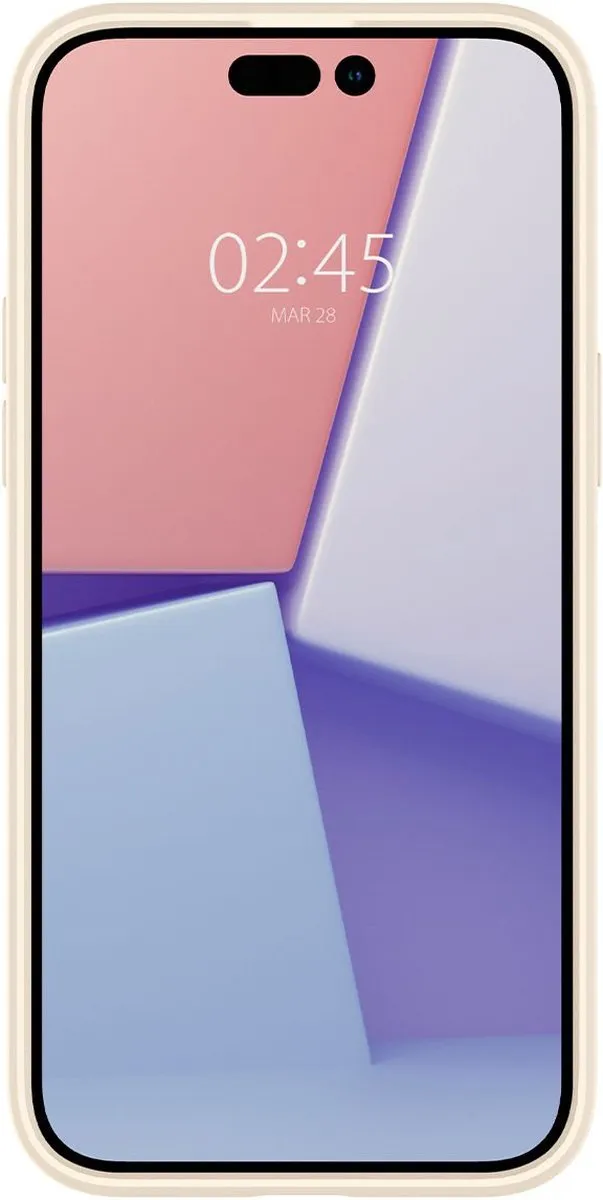 Spigen Crystal Hybrid iPhone 14 Pro Max Hoesje - Beige