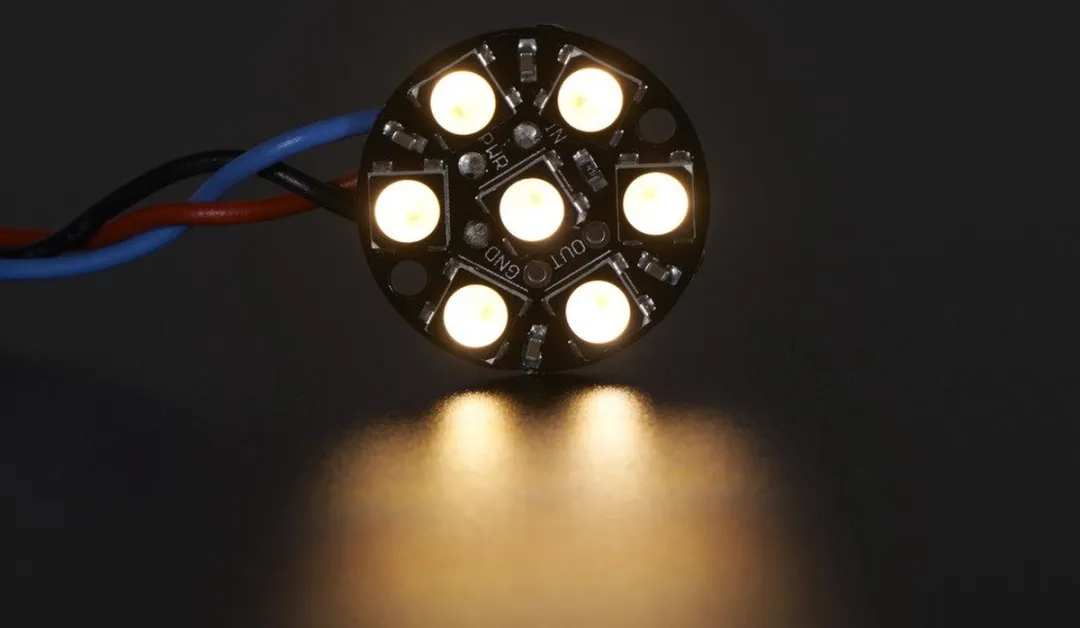 Adafruit NeoPixel Jewel 2858 - 7x RGBW LED - Warmwit 3000K