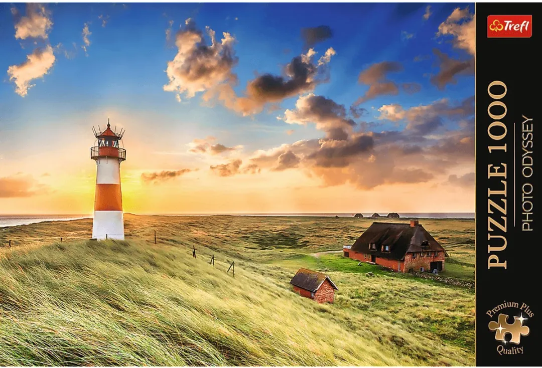 Trefl Premium Plus Legpuzzel 1000 Stuks Photo Odyssey Vuurtoren Duitsland - Multicolor