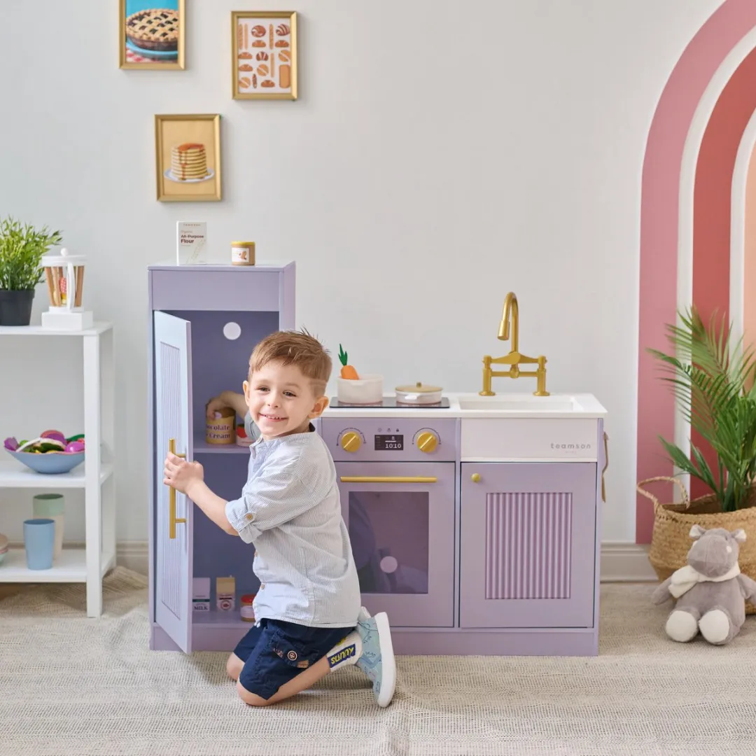 Teamson Kids Chester Houten Speelkeuken - Paars
