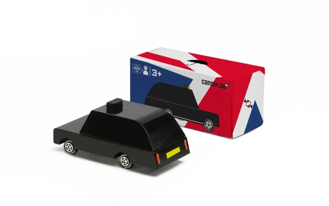 Candylab Toys London Taxi L803 Houten Speelgoedauto 3+