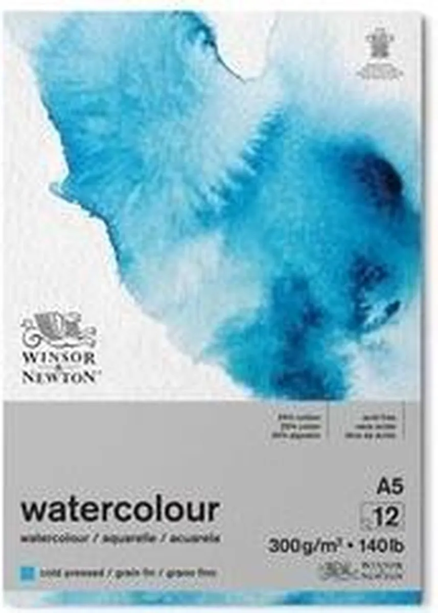 Winsor & Newton Classic Aquarelpapier Grain Fin Blok 300g A5