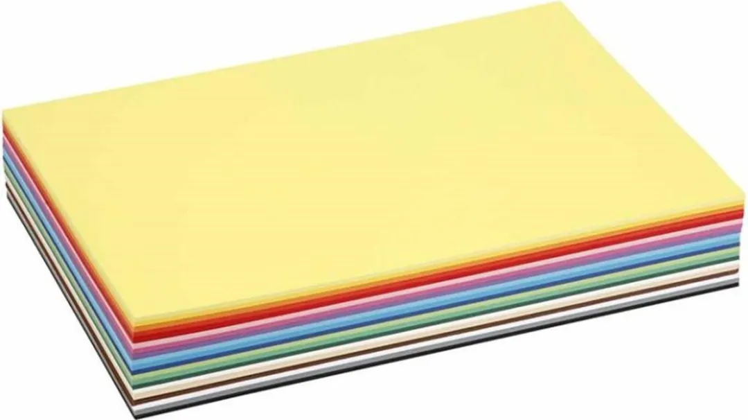 Colortime Gekleurd Karton A4 - 30 Stuks Multicolor