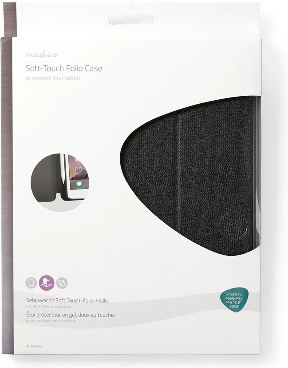 Nedis TCVR20008GY Folio-hoes iPad Pro 12.9" 2020 - Grijs