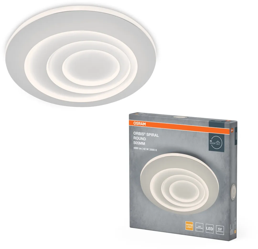 Osram Orbis Spiral Round LED Plafondlamp 505mm - 42W 4000lm Wit