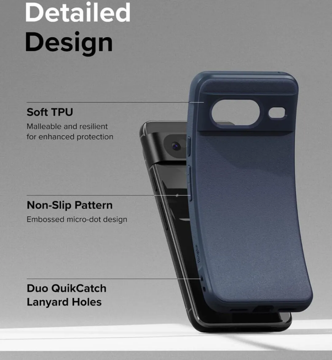 Ringke Onyx Hoesje Google Pixel 8 - Blauw