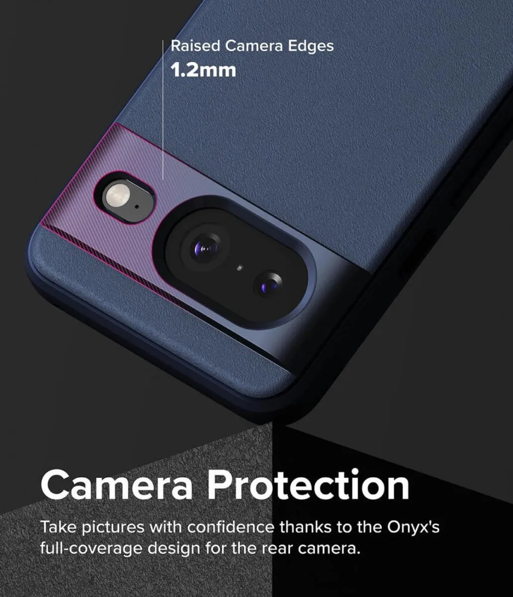 Ringke Onyx Hoesje Google Pixel 8 - Blauw