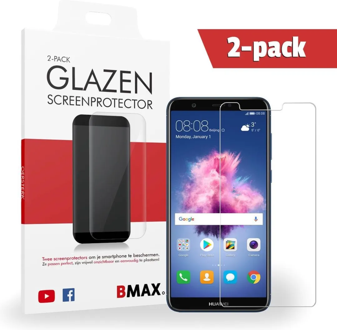 BMAX Glazen Screenprotector voor Huawei P Smart 2018