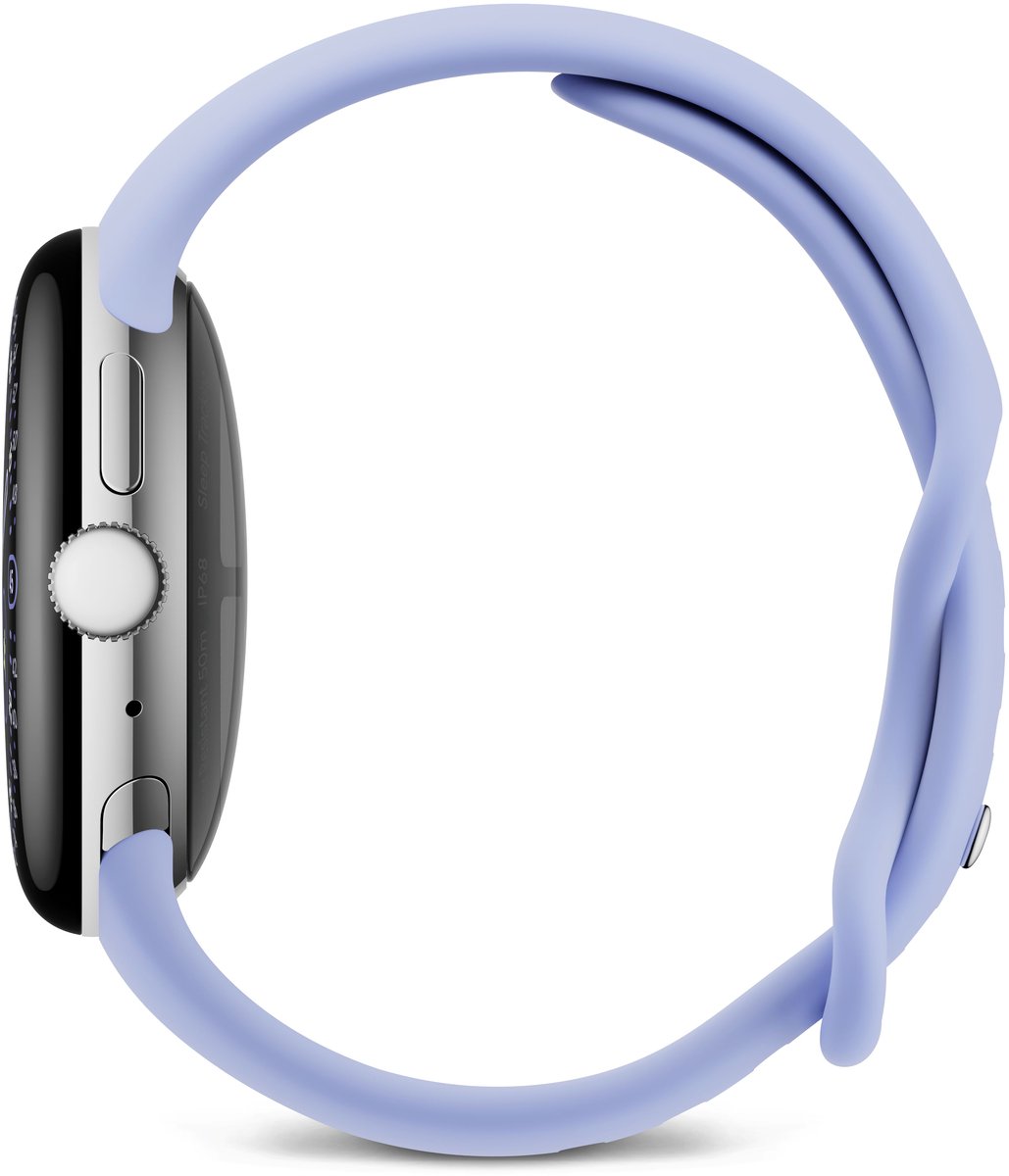 Google Pixel Watch 4 - Smartwatch - 41mm - WiFi - Silver/Iris